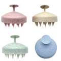 Personal Use Waterproof Anti Static Hair Drandruff Remove Head Scrubber Hair Comb Silicone Scalp Massager Shampoo Brush