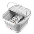 Portable Foldable Foot Bath Tub Constant Temperature Heating Roller Massage Ball for Relaxing Soak & Spa