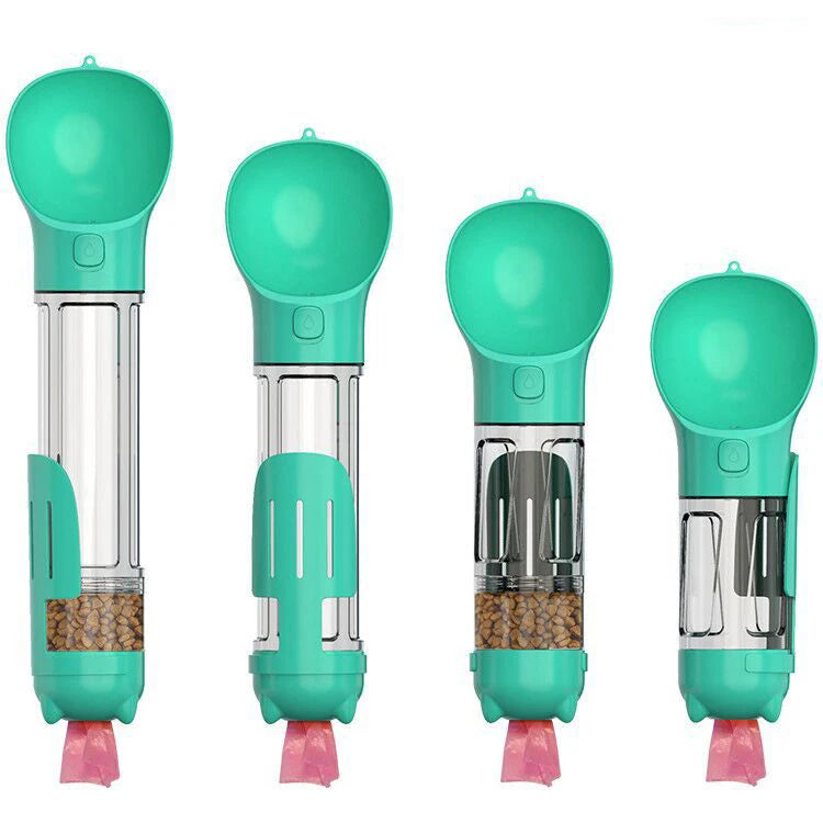 Multipurpose Drink Cup Travel Outdoor Portable Dog Food Feeder Puppy Water Bottle for Walking