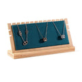 New Simple Solid Wood Jewelry Display Props Multifunctional Necklace Ring Box Luxury Display Board Display Rack Wholesale
