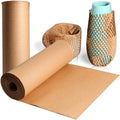 Biodegradable & Recyclable Honeycomb Cushioning Wrap Paper Rolls-Alternative to for