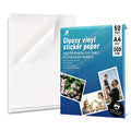 Chinese Self Adhesive White Matte Vinyl Sticker Paper Water Proof Sticker Sheet for Laser Printer