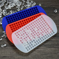 Eco-Friendly Flexible 160-Cavity Food-Grade Silicone Mini Ice Cube Tray for 10x10x10mm Cubes