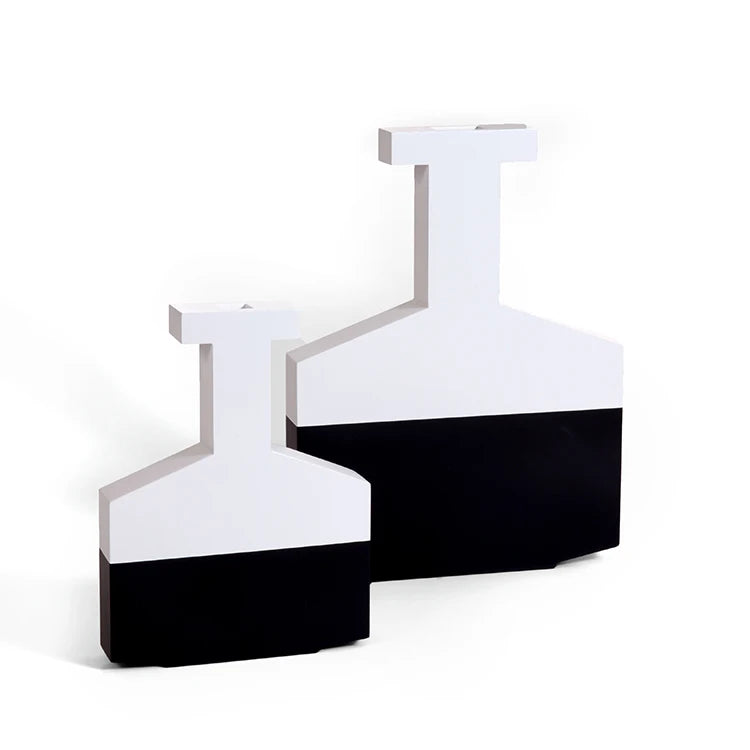 Creative Modern Black and White Home Decor Ornaments Wood Decorations for Home and Office