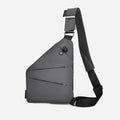 Men's Fashion Anti-Theft Slim Crossbody Fanny Pack Waterproof Gym Sport Chest Bag with Holster Waist Bag