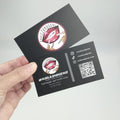 5x9cm Factory Custom Size Small Business Card Printed Paper Greeting Card Thank You Card Postcard for Nail Salon