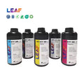 LEAF Fast Curing 500ml 1000ml CMYKW Digital Printing UV Ink for UV Flatbed Printer Led UV Curable Ink