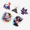 Custom Logo Printing Durable Glossy Matte Laminated Sticker Pack Die Cut UV Waterproof Custom Logo Sticker