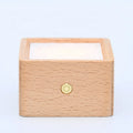 2024 Modern Style 3D LED Acrylic Night Light Wood Squares Base Decorative Table Bedside Lamp for Living Room Residential Use