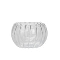 50ml New Design Striped Pumpkin Shape Hign Borosilico Glass Double Wall Glass Tea Cup