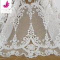 Embroidery White Bridal Tulle Lace Fabrics for European Style Dress  HY1646