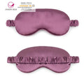 16mm Custom logo Natural Mulberry Silk Sleeping Eyemask with Elastic Band for Travel Sleep Silk Eye Mask Blindfold
