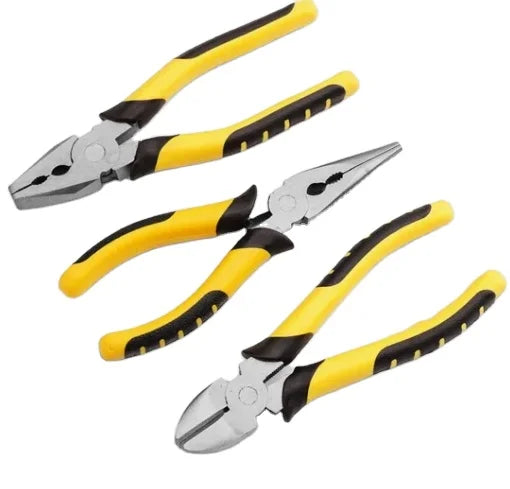 Industrial Cutting Combination Pliers with Plastic Handle