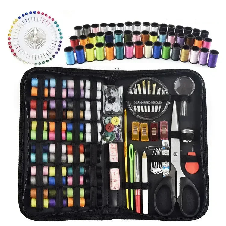 Portable Household Sewing Kit Box DIY Embroidery Handwork Tool Needles Mini Sewing Kit Home Supplies Travel Accessories
