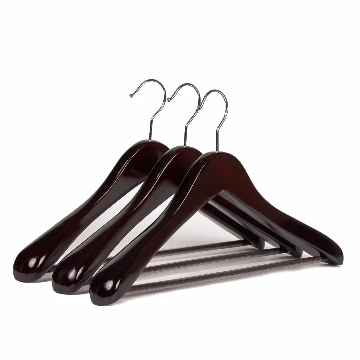 Luxury Wooden Hanger Hotel Clothes Hanger Custom Extra Wide Premium Hangers