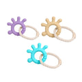 Custom Logo Chew Toys for Medium to Large Dogs Eco-Friendly Natural Bamboo Fiber and Rubber Biodegradable Biobased Dog Toys