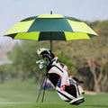 Stunning Windproof & Waterproof Double Layer Golf Umbrella with Reflective Silver Strap for Ultimate Safety