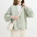 Autumn and Winter Women's Loose Outer Wear New Solid Color Lazy Style Sweater All-match Preppy Style Knitted Cardigan for Women
