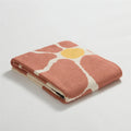 Sofa Cover Cotton Knitted Custom Travel Blanket Jacquard Technics Logo Decorative Style Throws for Sofa H  M