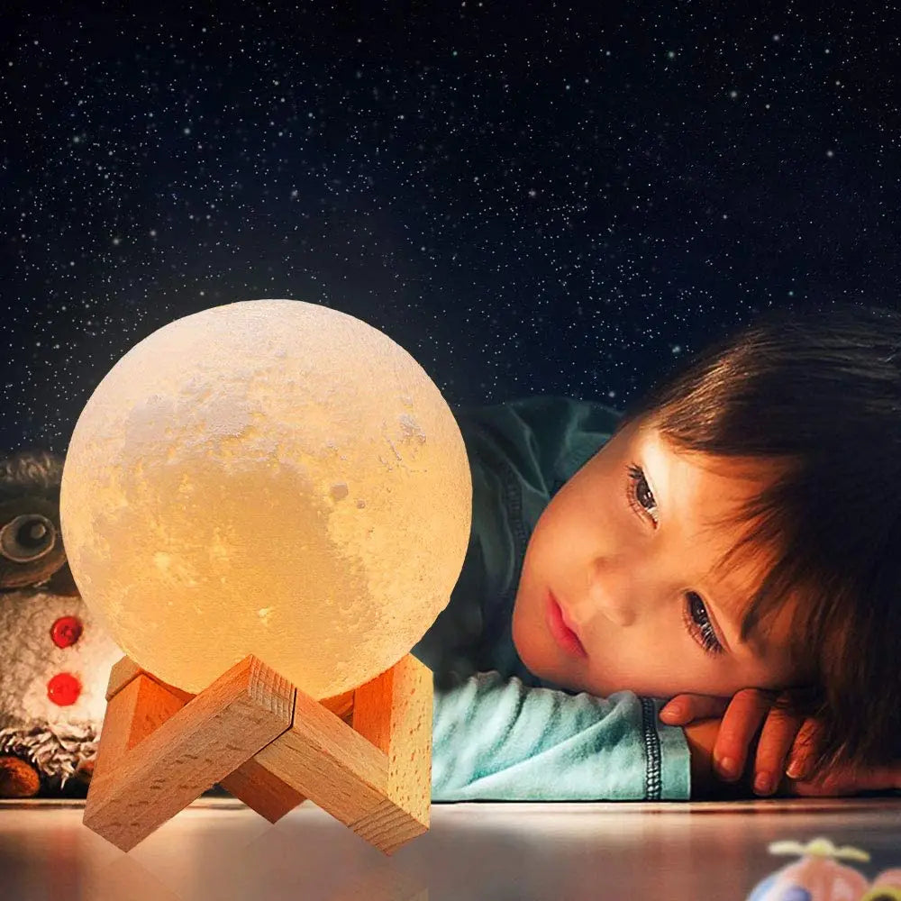 Cheap 8cm 16 Colors Home Decoration Customised Levitating Moon Lamp Light 3d Print Moon Lamp