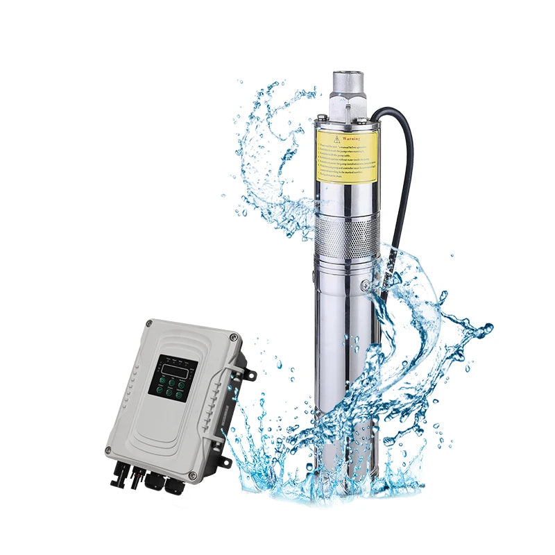 Deep Well Water Pump 3 Inch Solar Submersible Water Pump Solar Power Water Pump for Borehole Irrigation
