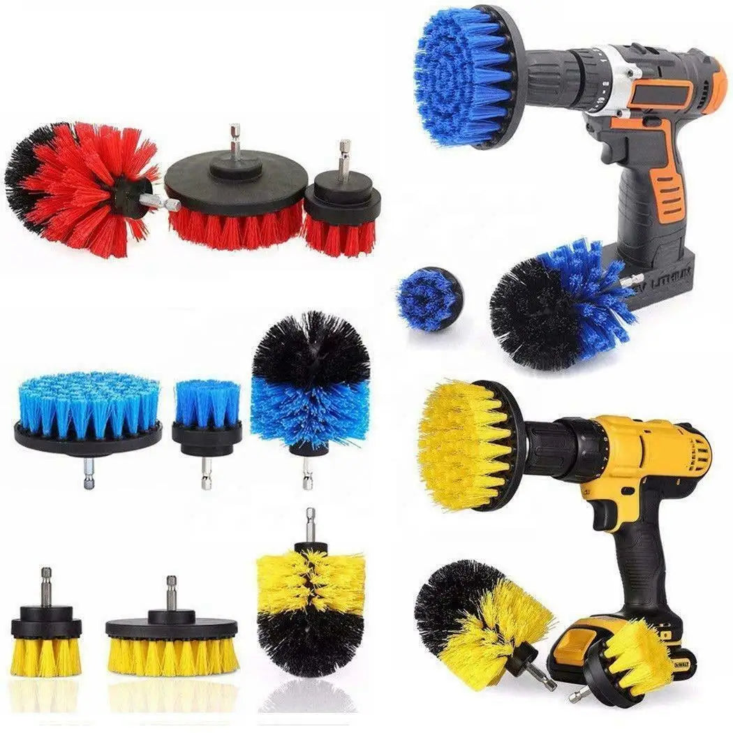 3 in 1 Power Scrubber Brush Drill Cleaning Brush for Bathroom Use
