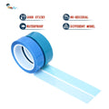 2- Recyclable Heat Resistant Polyester PET Film Base Material No-Residual Refrigerator Blue PET Holding Self Adhesive Tape