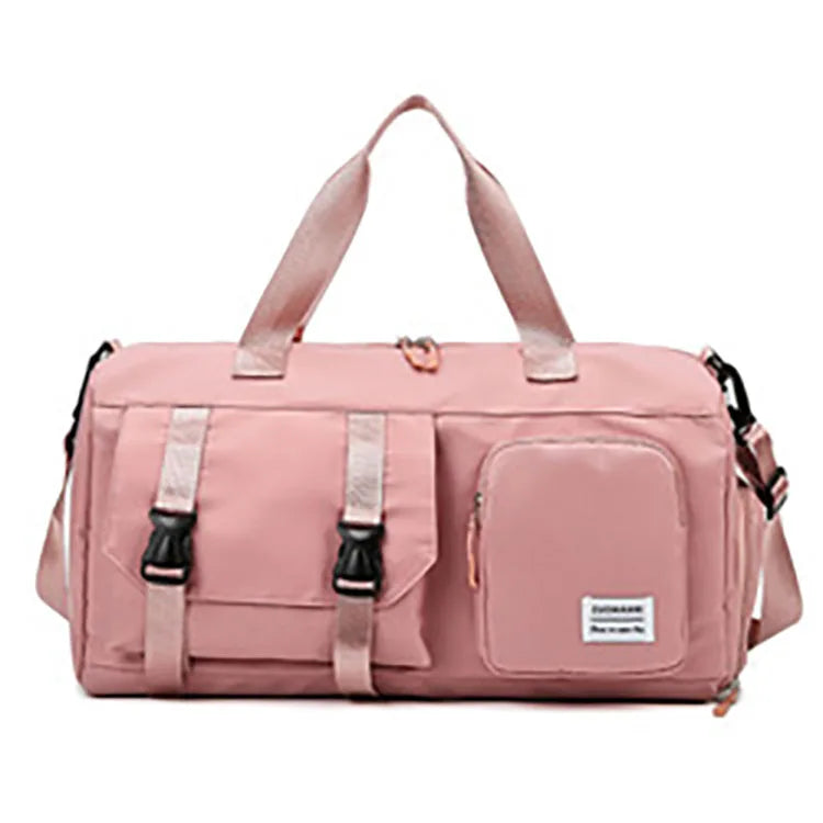 High-Capacity Waterproof Gym Bag for Women Customized Sports Dry Wet Separation Shoe Compartment Zipper Fashion for Men's