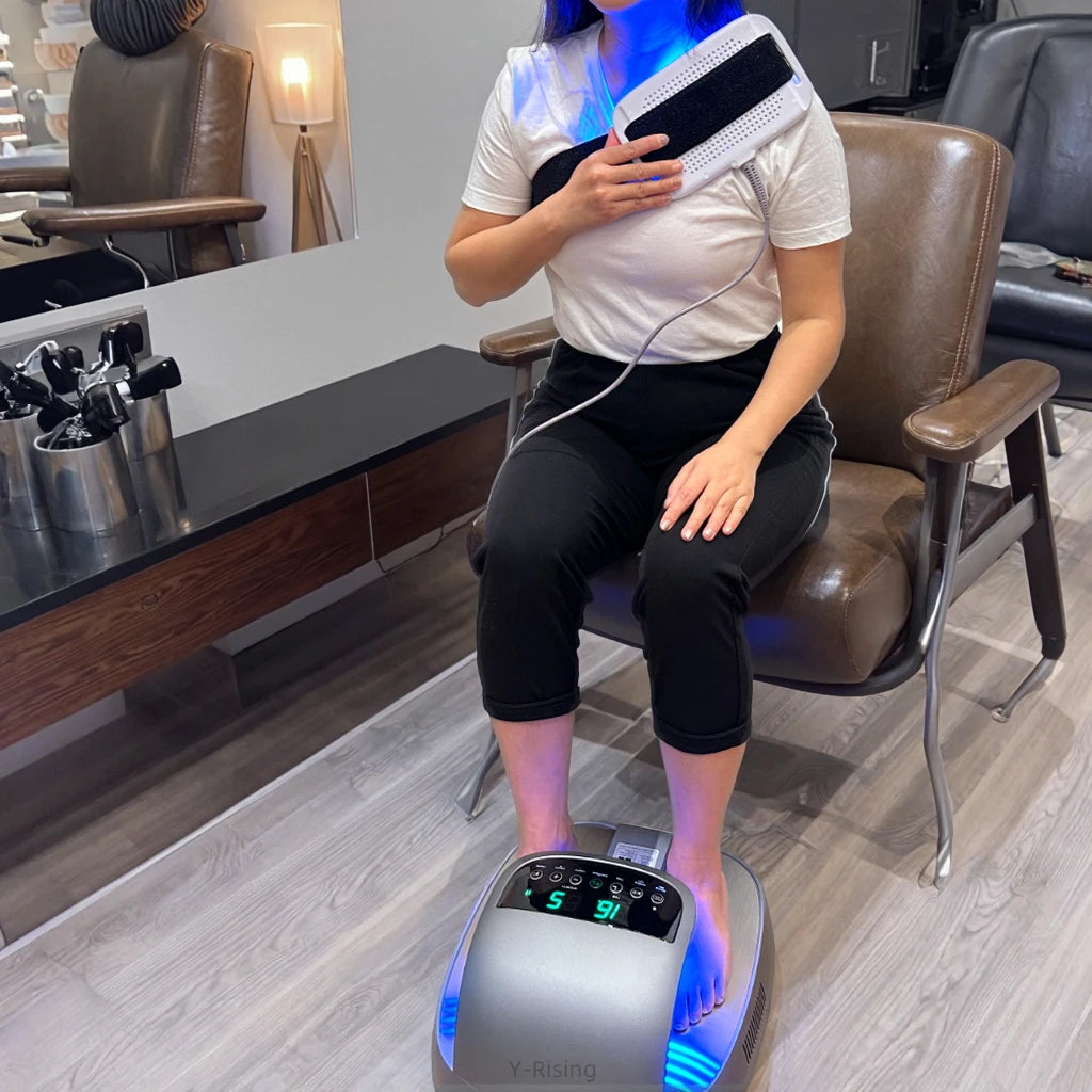 Plus Version Tera P90 Foot Terahertz Therapy Health Device Qi Blood Circulation Machine Physical Therapy