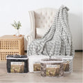 Ready to Ship Super Soft Warm Fluffy Faux Fur Luxury Thick Fleece Blanket