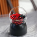 Every Love 10-12 cm Rose Head Music Box Rose Hot Selling Preserved Rose in Glass Dome for Birthday Gifts Christmas Gifts