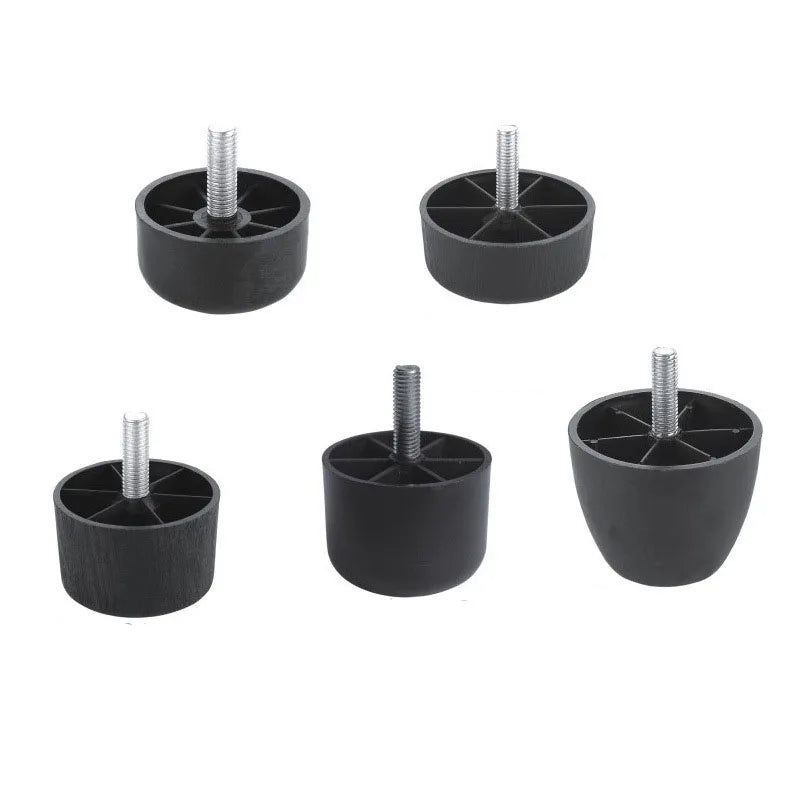 OEM 2 INCH Cabinet Leg LevelersmM8 M10 Plastic Material Apartment Furniture with Threaded Legs