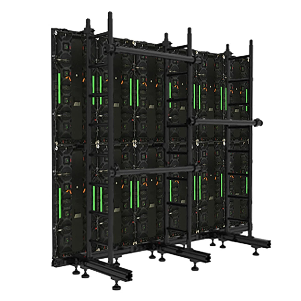 RAYBO 500*1000mm P3.91 P4.81 matrix Panel Empty Cabinet Die-casting Aluminum Available for 250*250mm Module Digital LED Screen