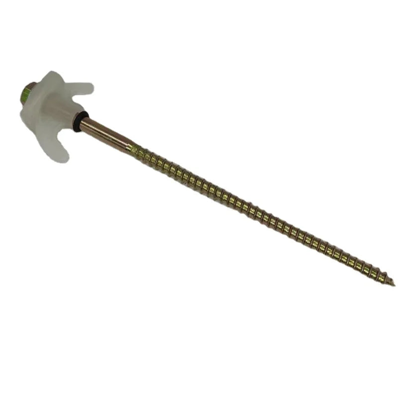 Camping Accessories Heavy Duty Hex Head Steel Threaded Glow in Dark Screw in Sand Tent Pegs Louminious
