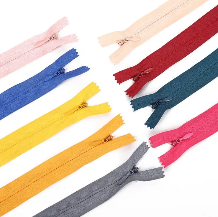 Wholesale Manufacturer #3 Close End Invisible Zipper Colorful Pillow Nylon Zipper Custom LOGO Plastic Sustainable 3 Days 11 Days