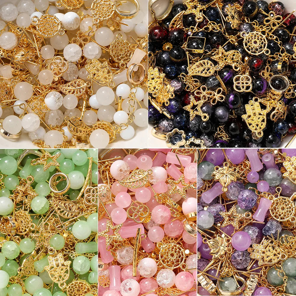 2025 Crystal Wholesale Candy Beads Cute Round Beads Bulk for Making Bracelets Necklaces Earrings Diy Jewelry Making Accessories