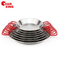 Wholesale Restaurant Kitchenware Paella Pan Stainless Steel Seafood Pot Non Stick Paella Pan with Double Handle