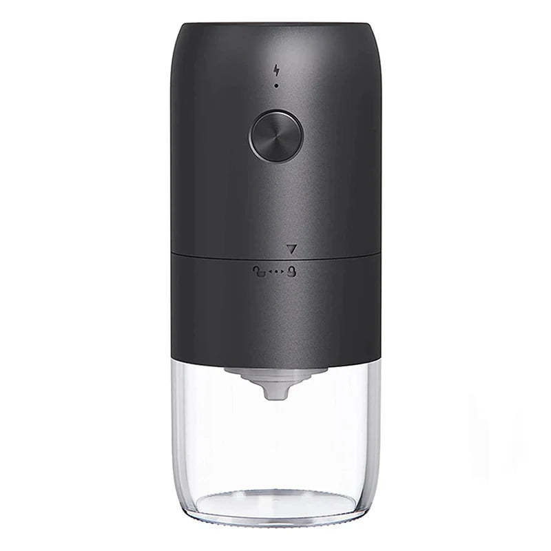 J&R Factory Supply Hand Portable Rechargeable Electric Espresso Coffee Bean Grinder ABS Plastic Ceramic Conical Burr 25g