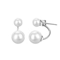 S925 Sterling Silver Two Wear Fashion Jewelry New Senior Natural Freshwater Pearl Earrings for Women
