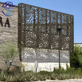 PVDF Coating Perforated Carved Aluminum Panel Multiple Colors for Wall Cladding Cornice Building Material for Mall