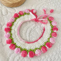 Wholesale Cute Puppy Knitting Collars for Small Cat Pet Dogs