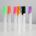 Mini Travel Sample Bottle 15ml Muti-color Packaging pp Plastic Perfume Spray Bottle with Custom logo