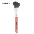 MAANGE OEM Private Label Makeup Sets Brush pink Wood Handle Single Makeup Brush Loose Powder Brush