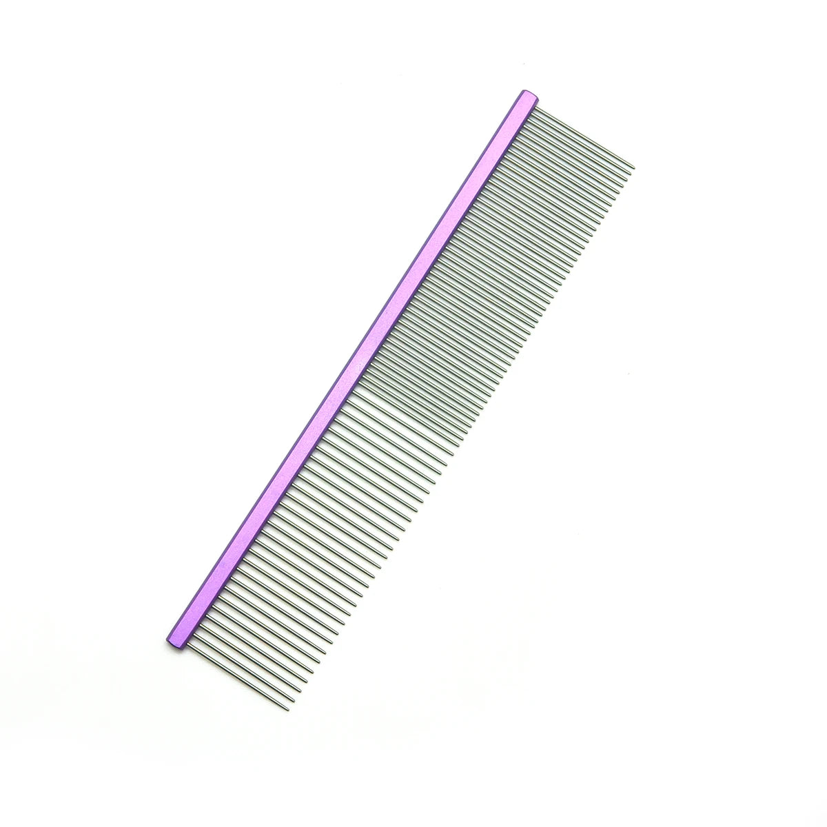 Baoli OED Stainless Steel Metal Massage Cat Grooming Pet Dog Comb for Pet Dog Long Teeth Anti Static Pet Grooming Combing