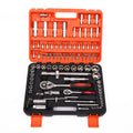 Outdoor Professional 94Pcs 1/4 1/2 Heavy Duty Car Complete Multi Assortment Auto Mechanic Ratchet Wrench Socket Tools Kit Set