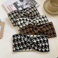 Rapid Sample Wholesale Wool Knitted Twisted Knotted Headband Autumn Winter Headband Knot Hairbands Hair Accessories