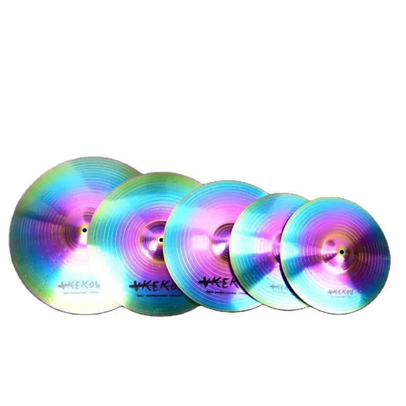 Direct Selling Jazz Drum Set Multicolor 14/16/18/20 Inches Replacing Cymbals Band Performance Musical Instrument Accessories MegaBDM