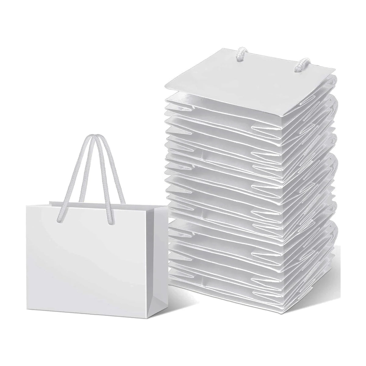 Jewelry Cosmetics White Gift Shopping Clothing Luxury High Grade Packaging Personalized 20*10*28 Cardboard Gift Bags Tea