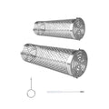 0em Odm Outdoor Stainless Steel BBQ Grill Portable Rotating Drum Smoker Cage with Grill Grate for Smoking Roasting