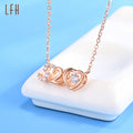Girlfriend Gift 520 18k Gold Pure Necklace Live Beating Love Heart Moving Clavicle Chain Jewelry 18k Gold Pure
